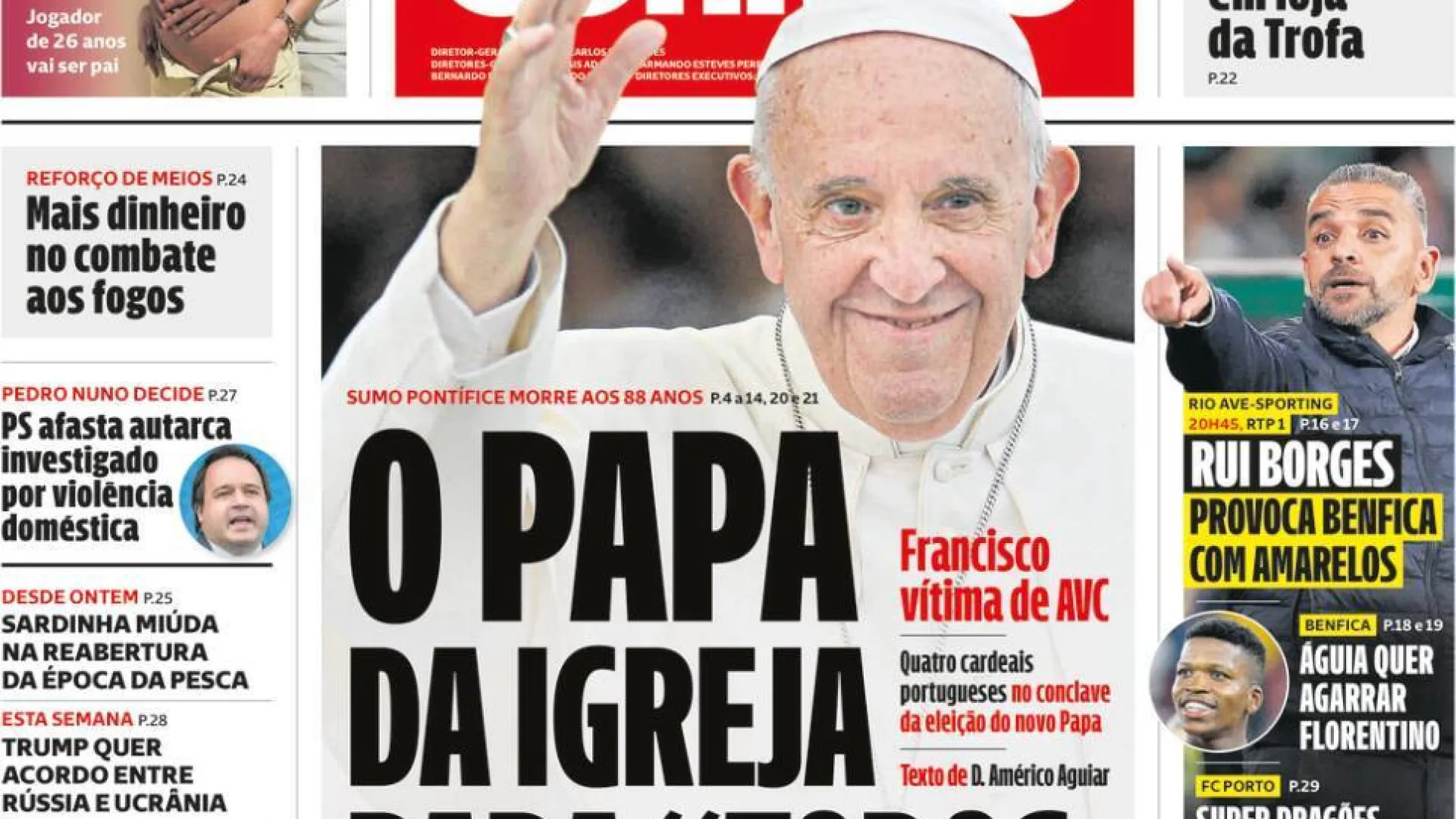 Hoje é notícia: Super Dragões ameaçam jogadores; IVA Zero de volta?