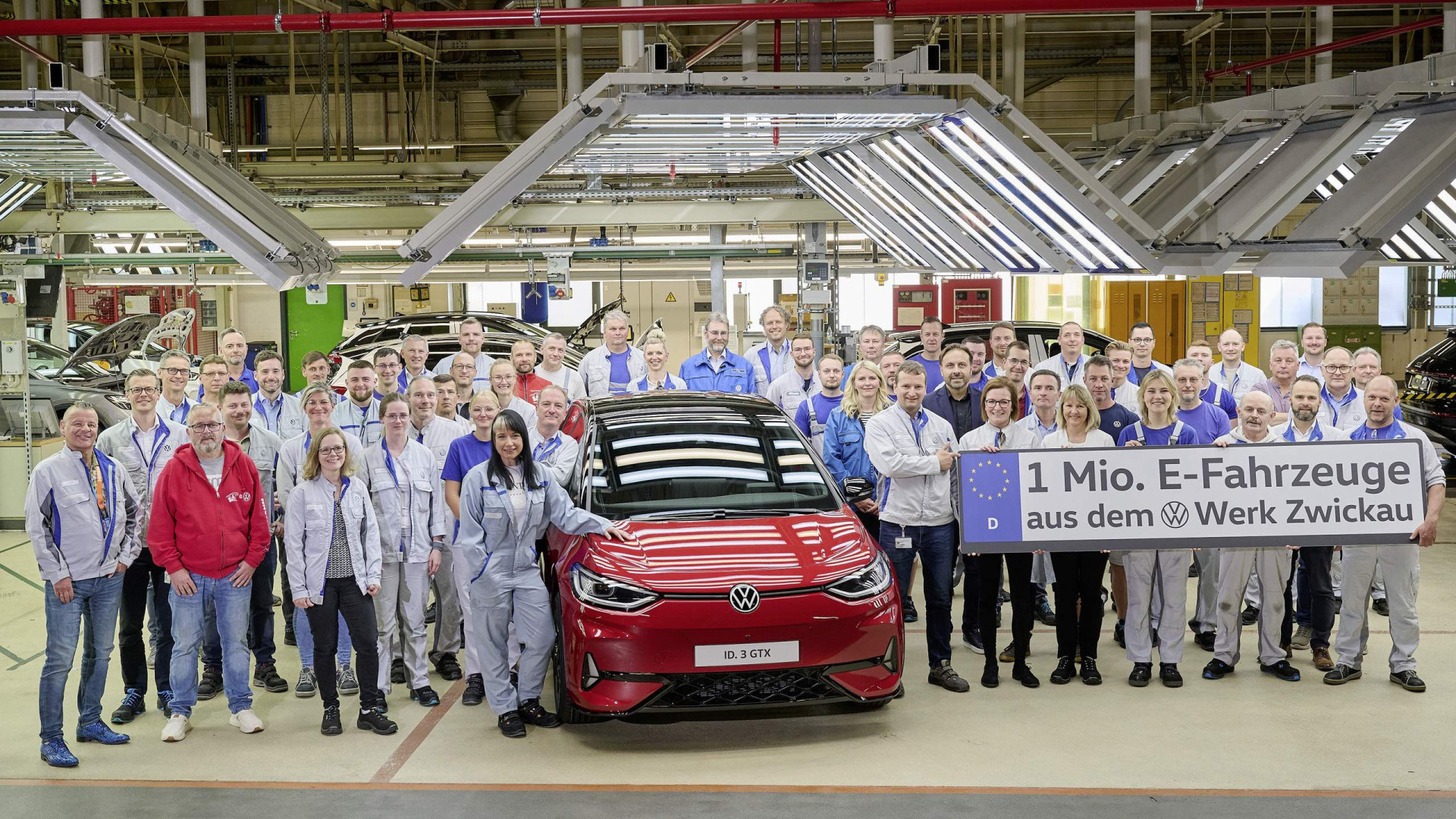 Volkswagen atinge marca redonda. Marca produziu 1 milhão de elétricos