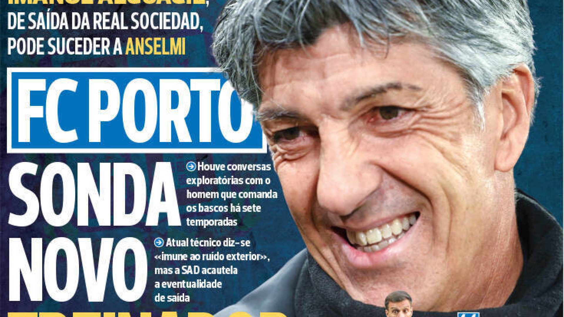 Por cá: FC Porto prepara sucessão a Anselmi e ingleses 'atacam' Trincão
