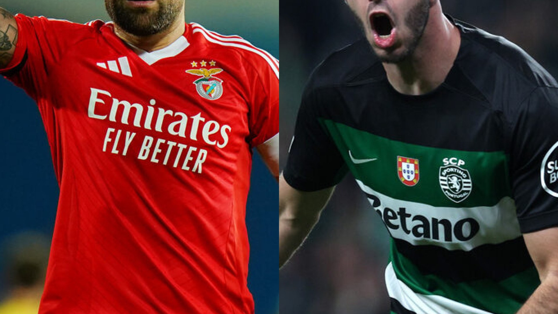 Benfica-Sporting na defesa: Otamendi 'fatura' mais, Inácio erra menos