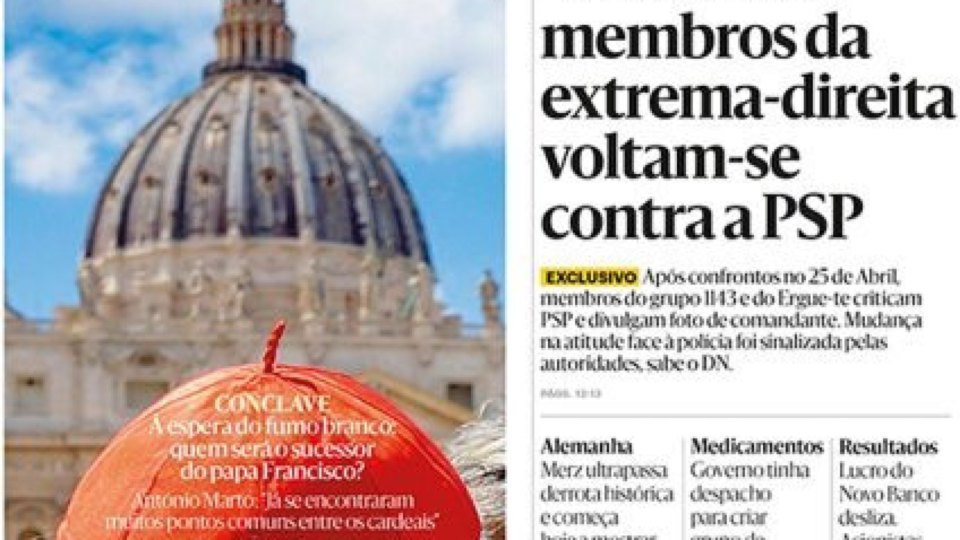 Hoje é notícia: Extrema-direita contra PSP; Rui Pinto trama Jorge Mendes