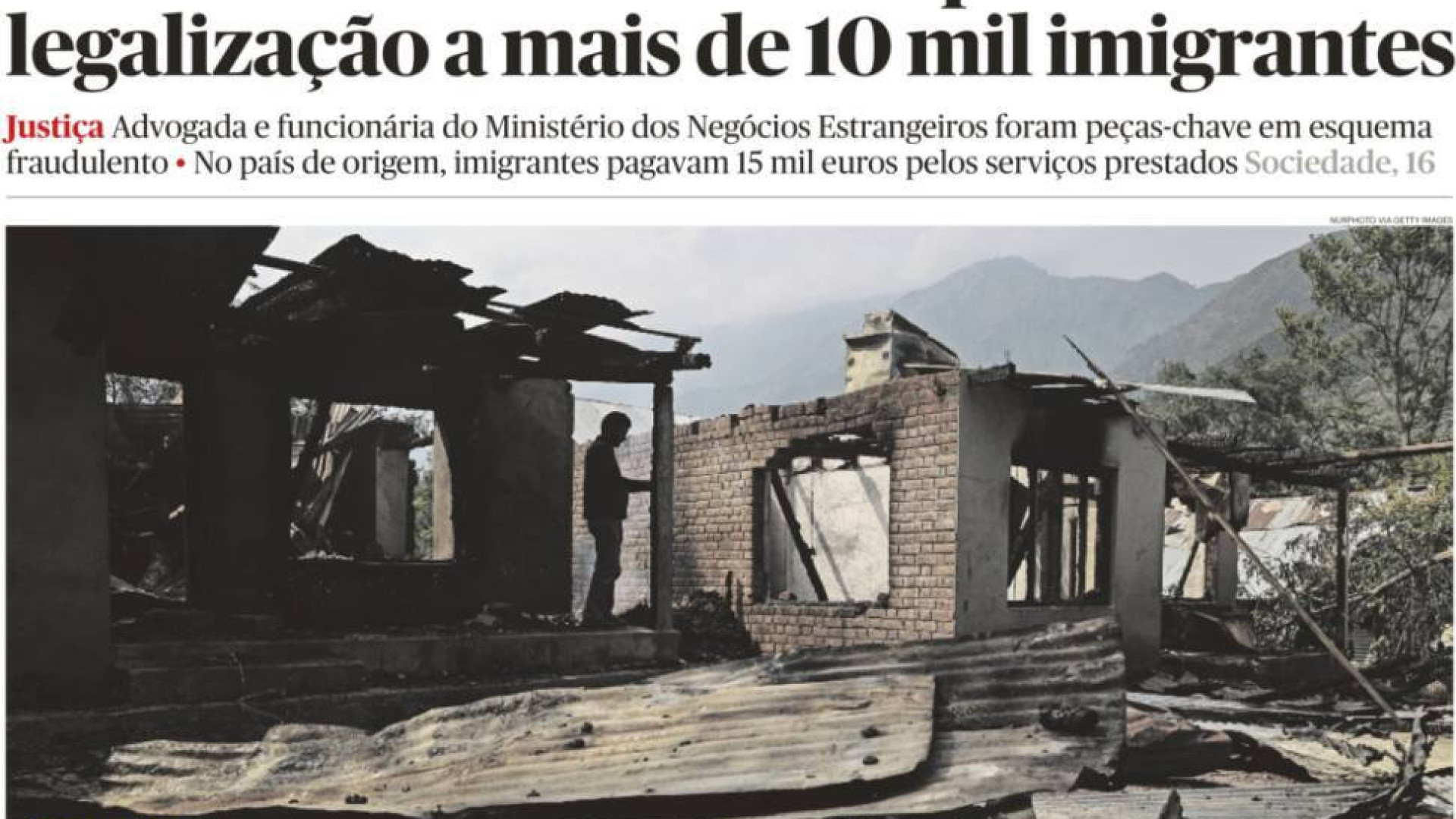 Hoje é notícia: Rede 'legalizou' 10 mil imigrantes; Despesa no SNS sobe