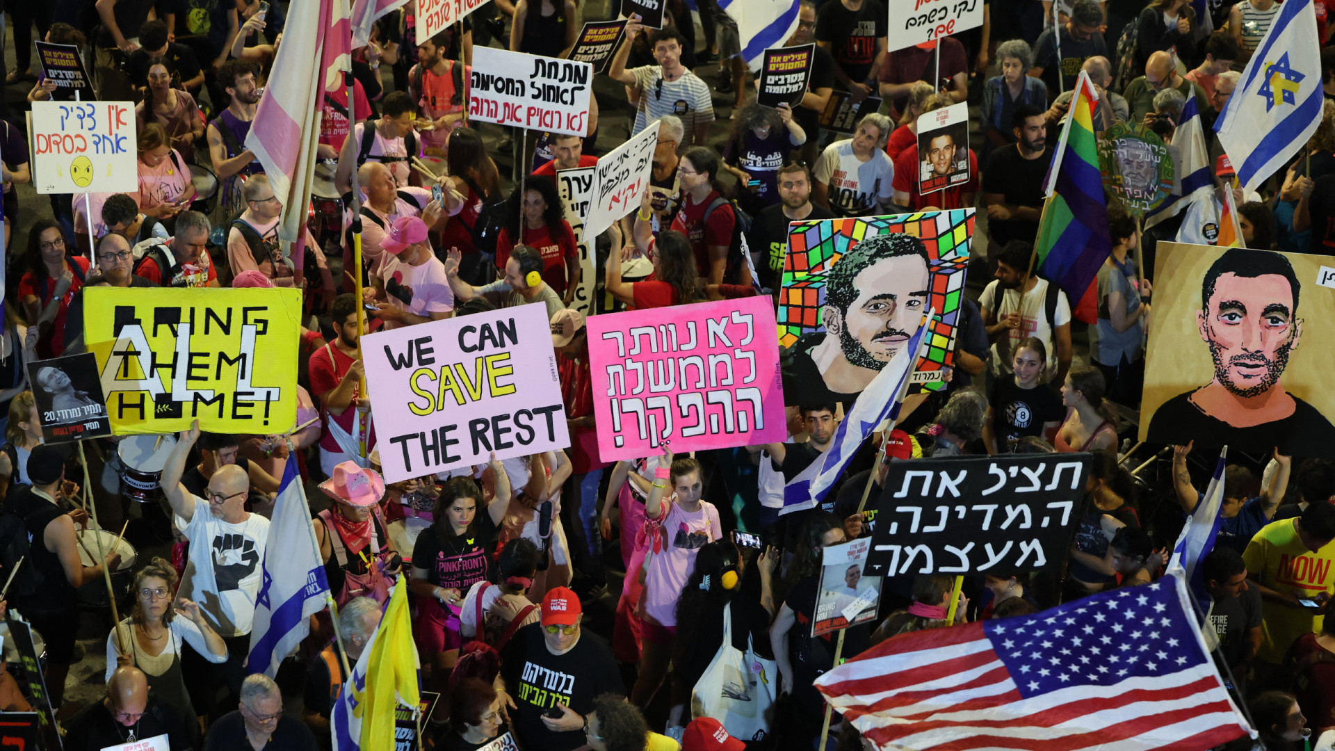 Milhares de israelitas nas ruas a pedir acordo que liberte reféns