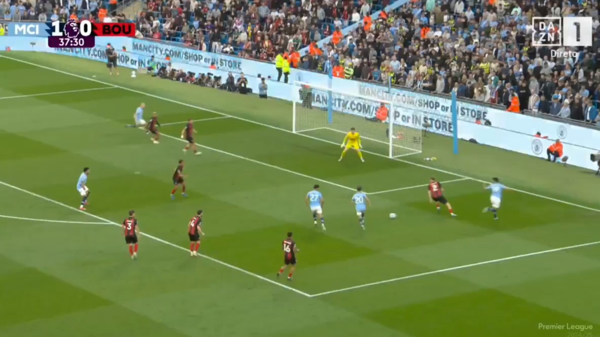 Bernardo Silva marca na despedida de De Bruyne ao Etihad