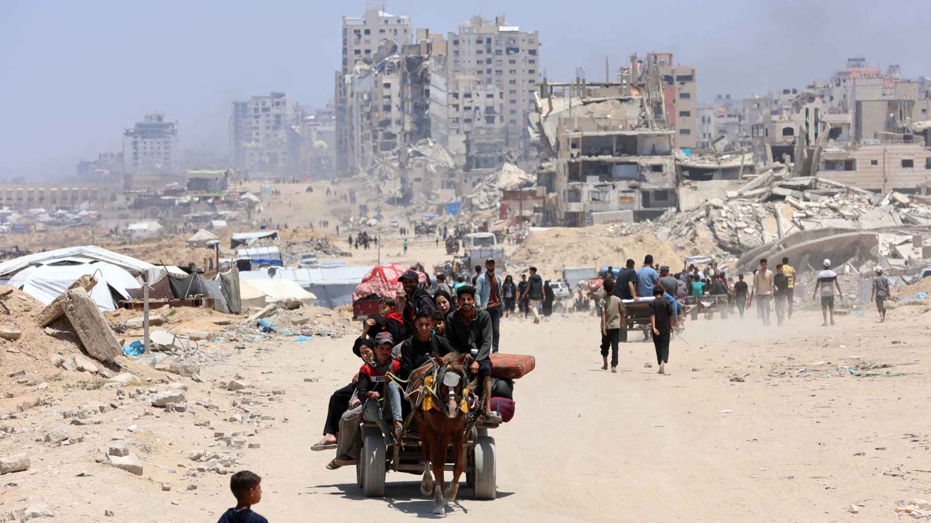Médio Oriente: Mais de 56 mil palestinianos mortos no conflito em Gaza