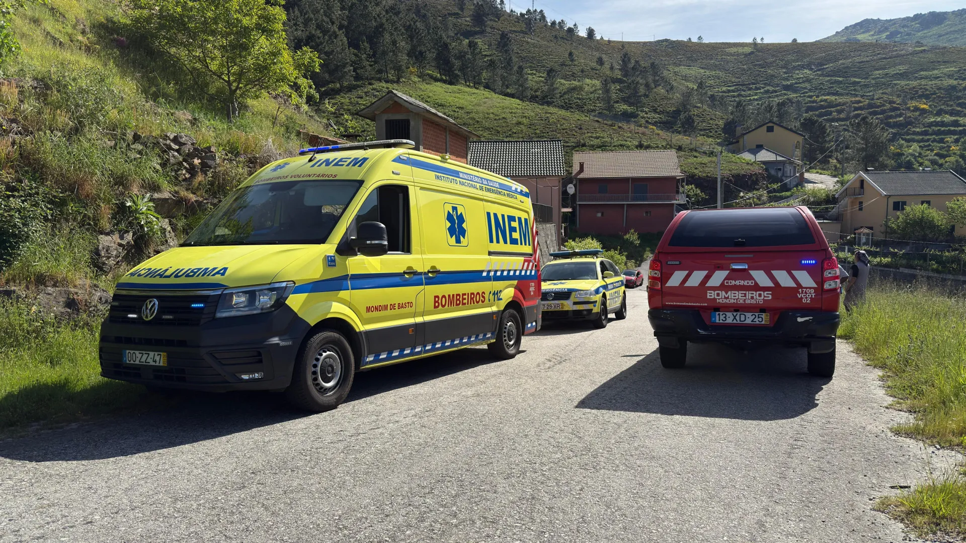 Homem em estado grave após ser atropelado por trator em Mondim de Basto