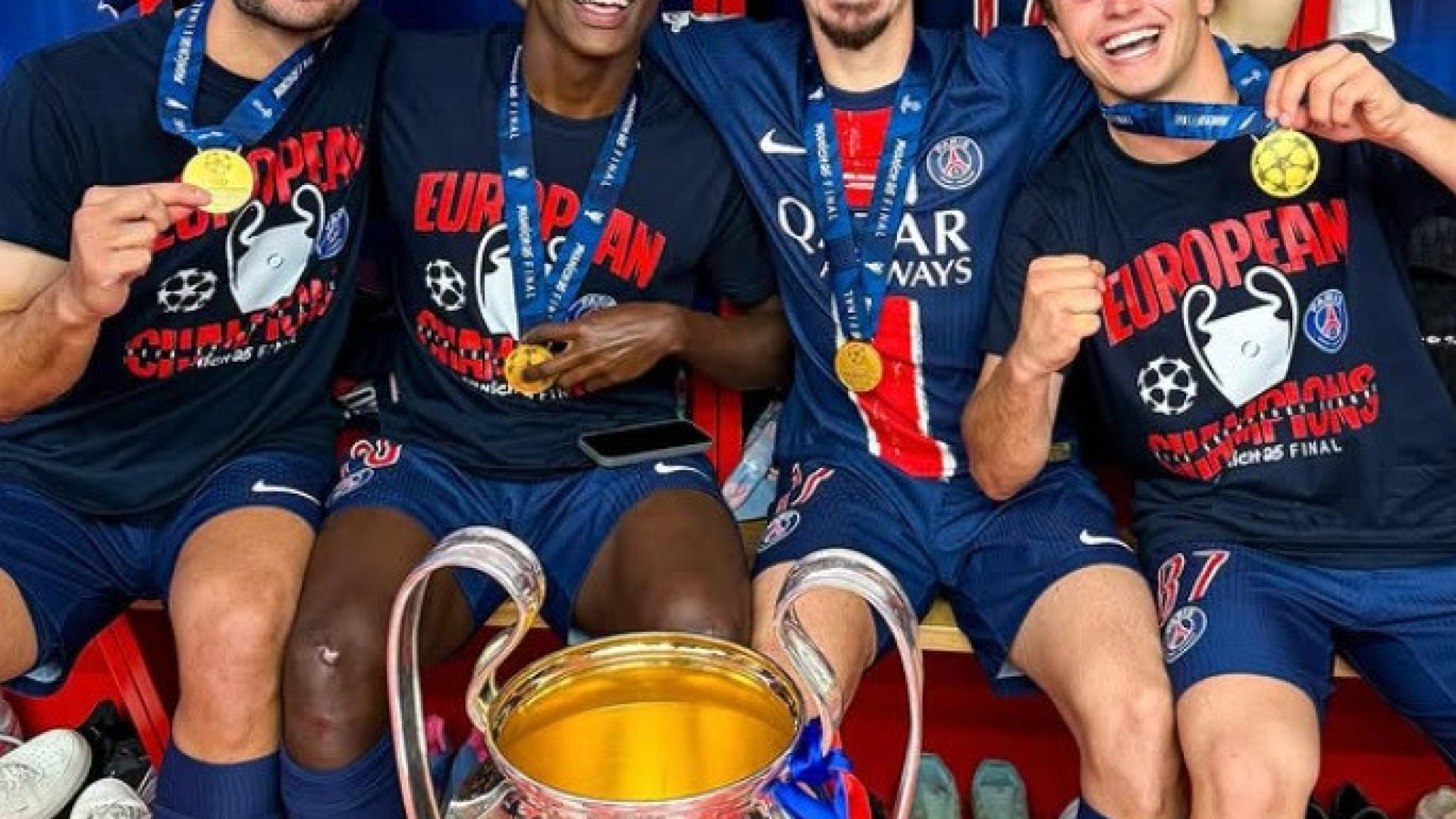Quarteto do PSG falha arranque dos trabalhos de Portugal