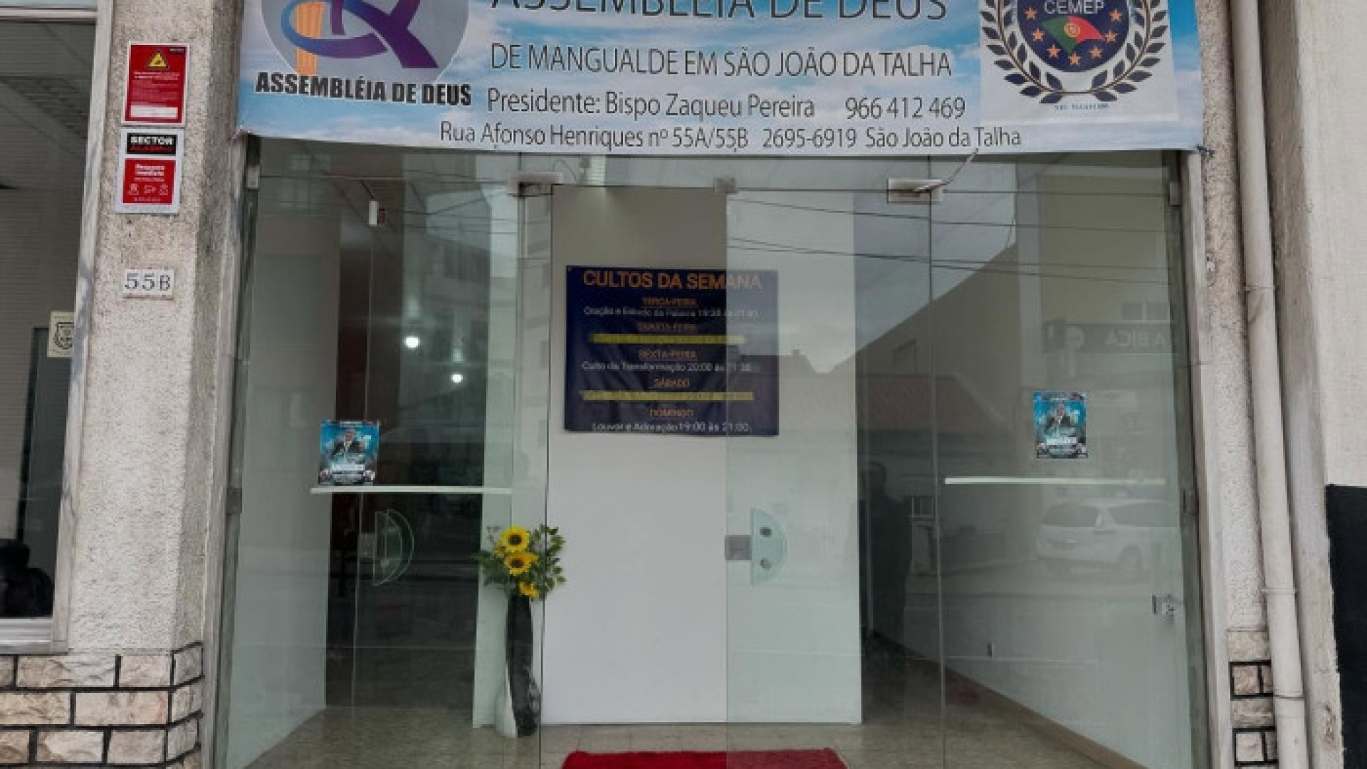 PSP deteta 60 pessoas a viver ilegalmente em Igreja Evangélica de Loures