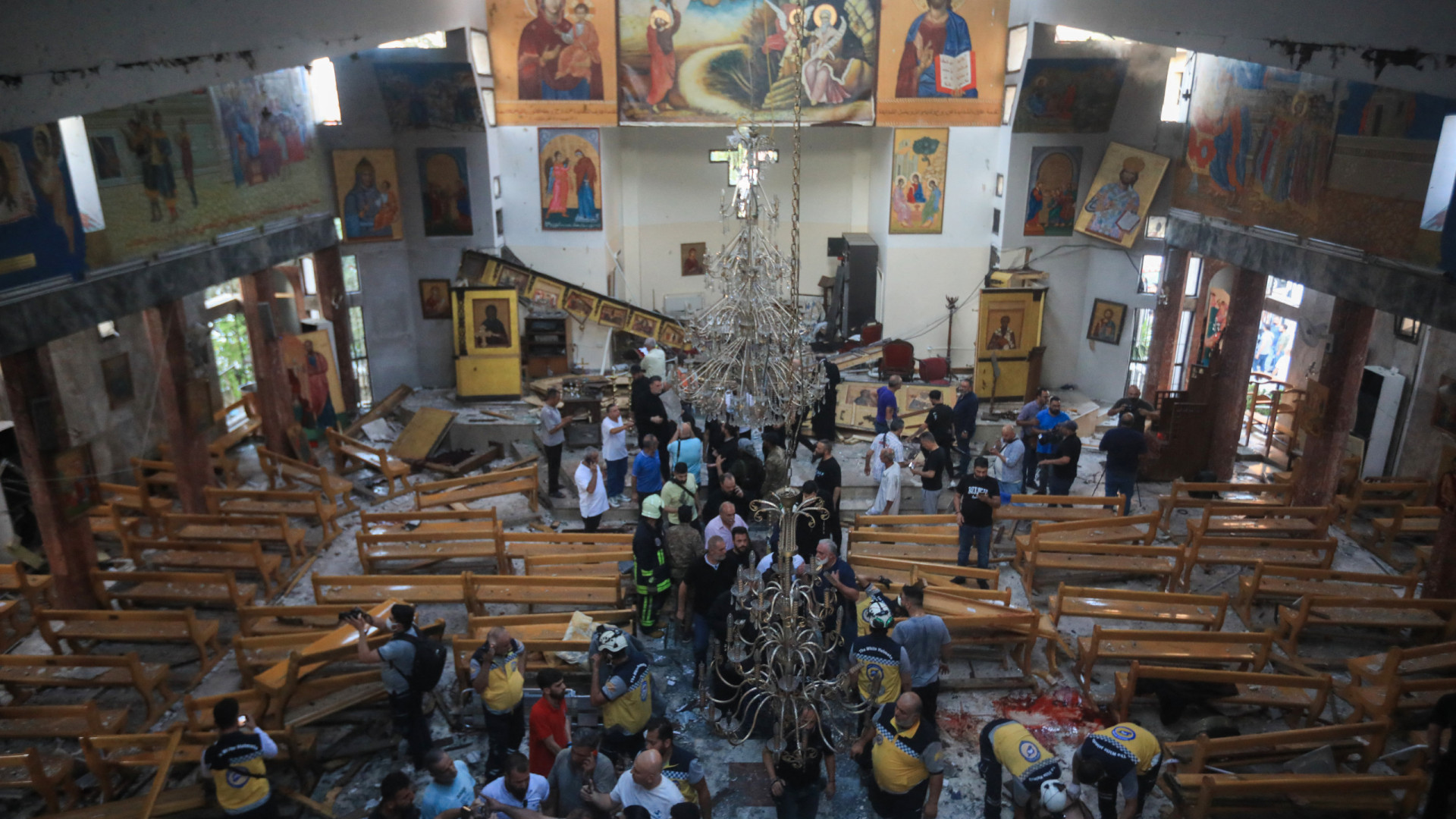 Ataque bombista em igreja na Síria faz pelo menos 15 mortos
