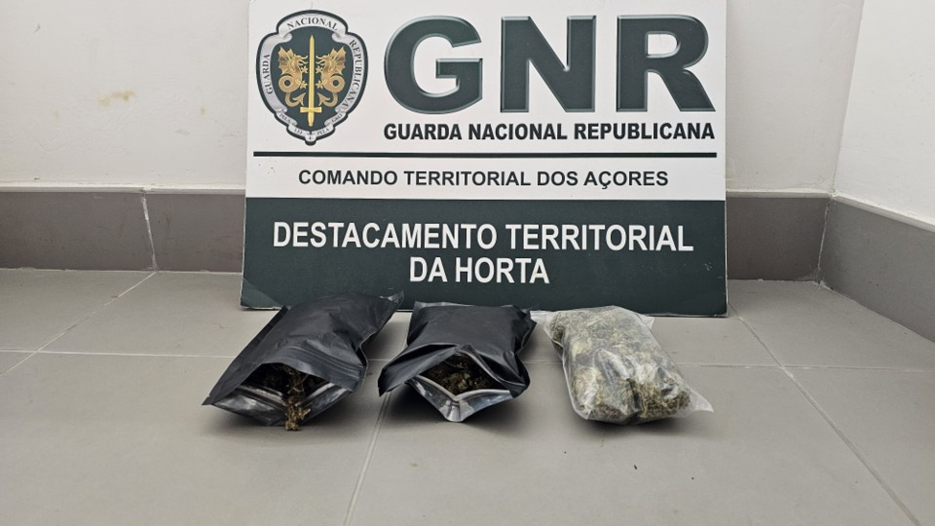 Homem apanhado com droga durante ação de fiscalização na ilha das Flores