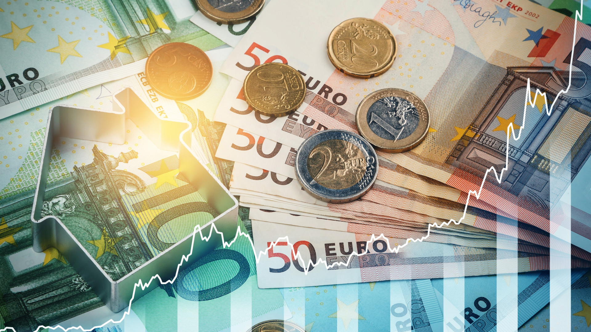Taxa Euribor cai a três, a seis e a 12 meses