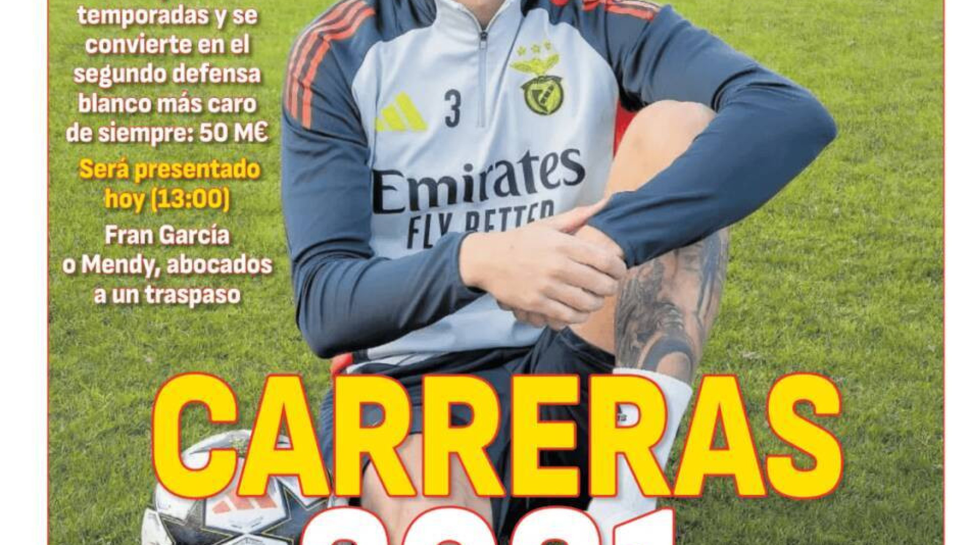 Lá fora: Carreras é reforço do Real Madrid e AC Milan oficializa Modric