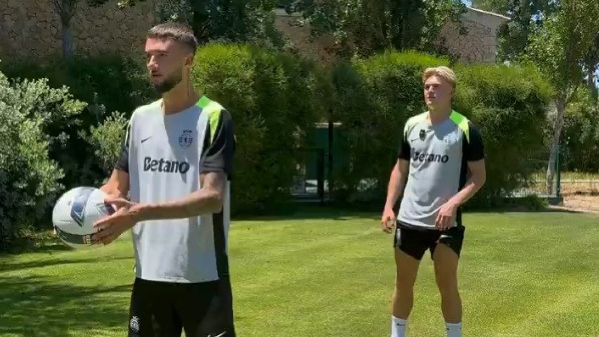 Debast e Harder voltam a ser testados no Sporting. O resultado do desafio