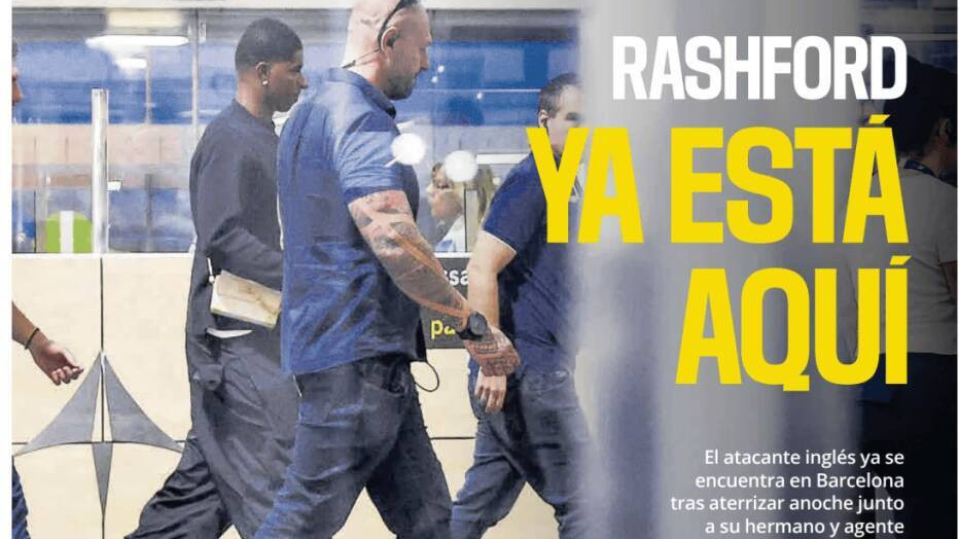 Lá fora: Rashford já está em Barcelona e Juve continua sonho de Sancho
