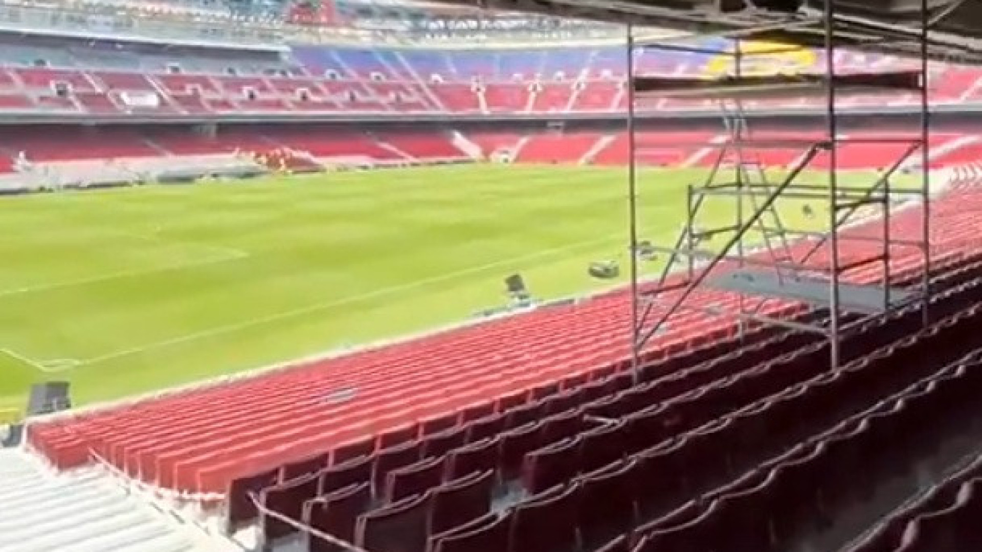 Está quase pronto? Barcelona mostra novas imagens das obras em Camp Nou