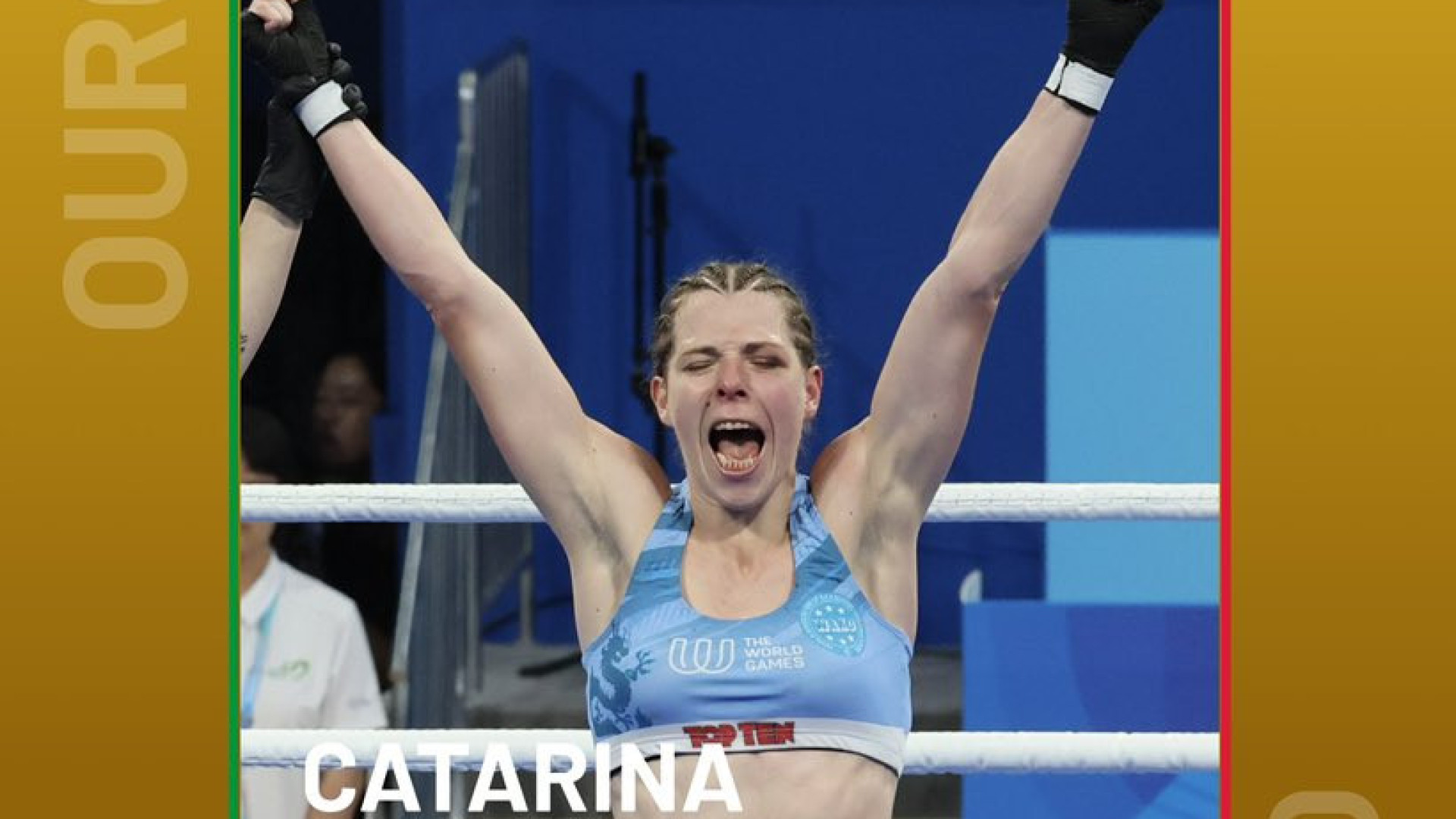 Catarina Dias conquista ouro nos Jogos Mundiais