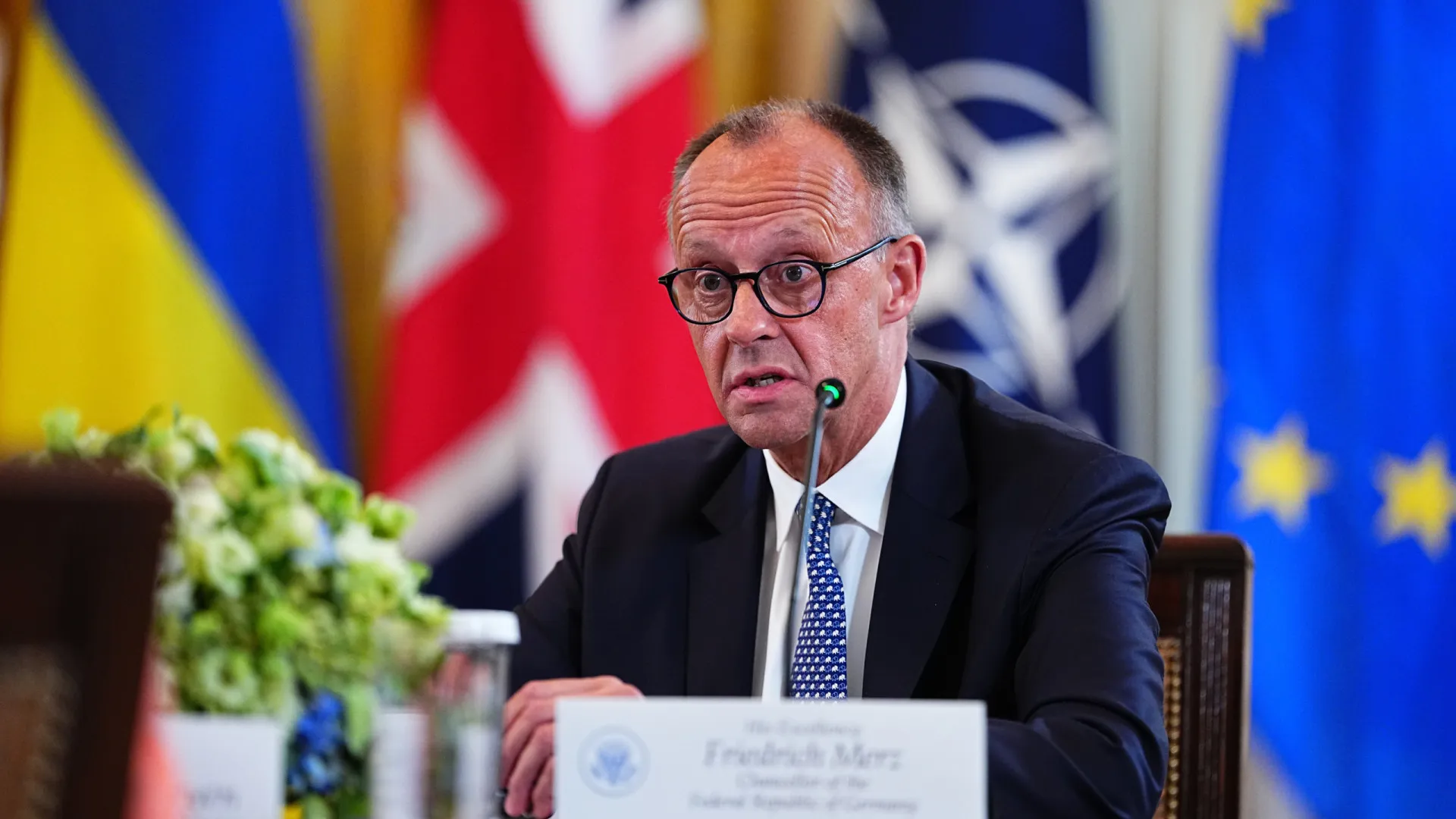 
                    Chanceler alemão cético quanto a plano de paz aceitável nos próximos dias
                