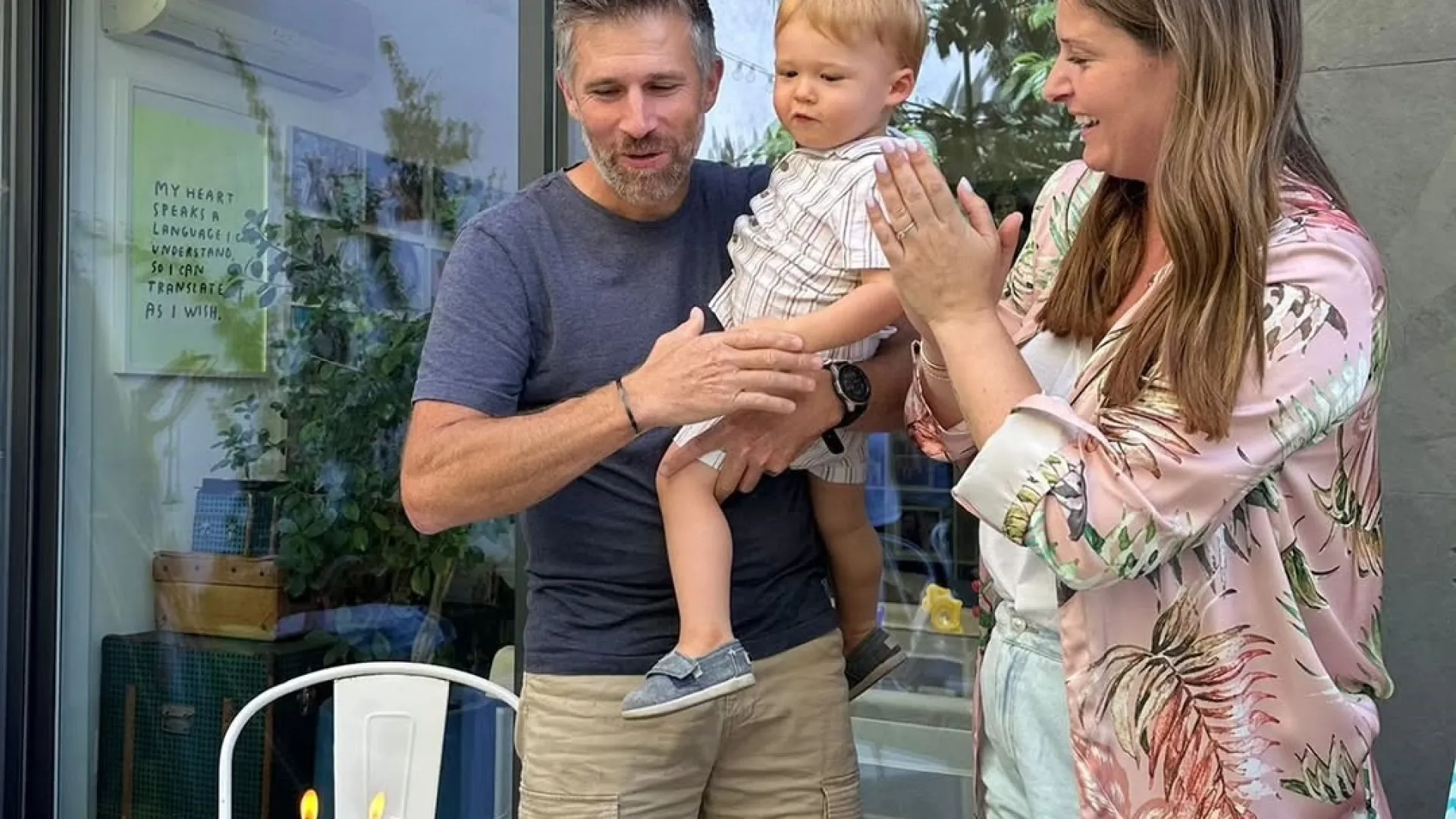 "Maiores emoções da minha vida ouvir o meu filho dizer 'parabéns, pai'"