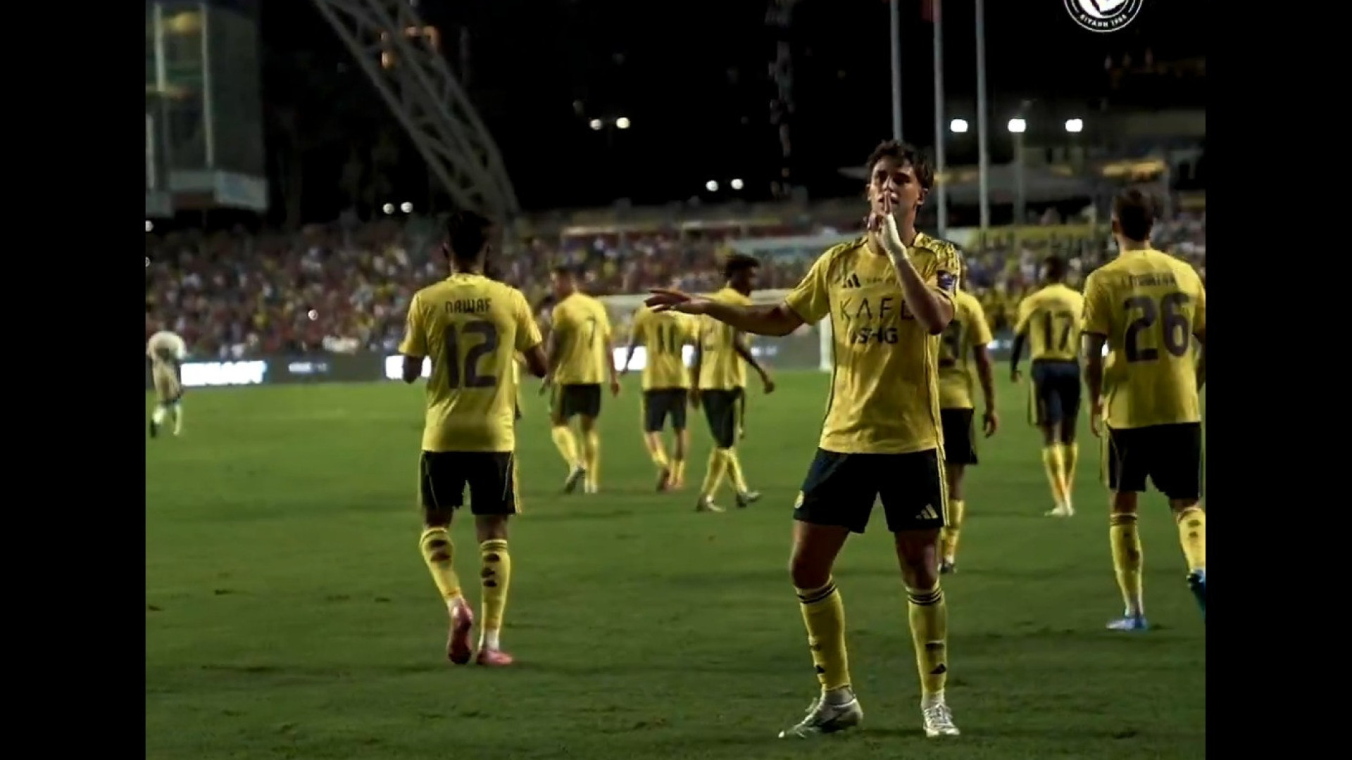 Gesto de João Félix e Cristiano Ronaldo em êxtase. Al Nassr mostra tudo