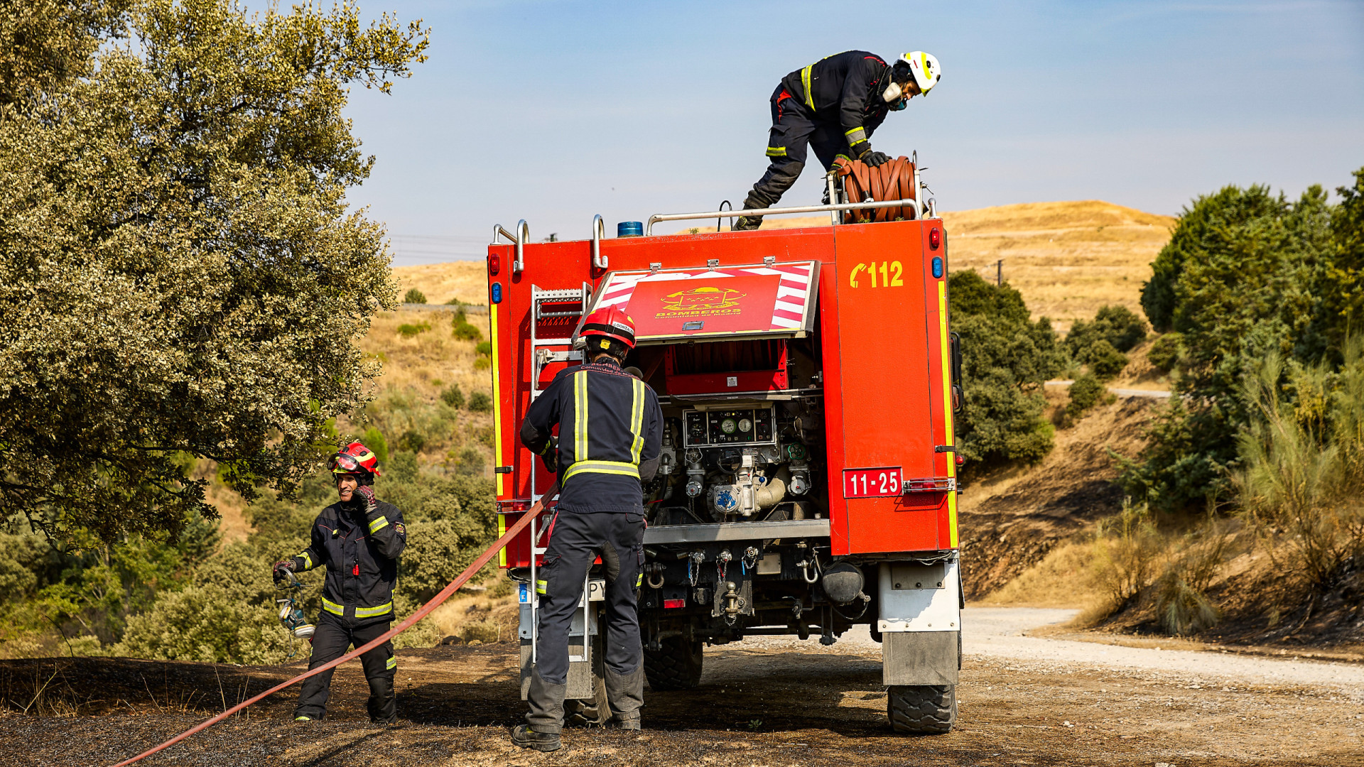 Espanha continua com 14 fogos graves e centenas de desalojados