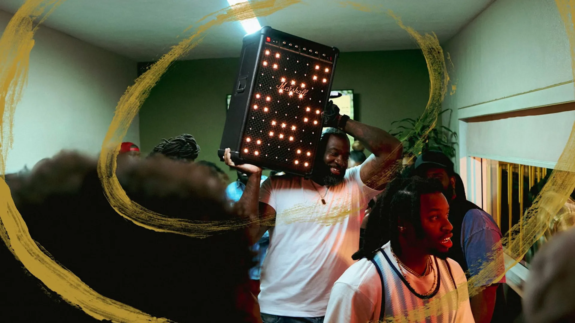 Marshall desvendou coluna ideal para festas com os amigos