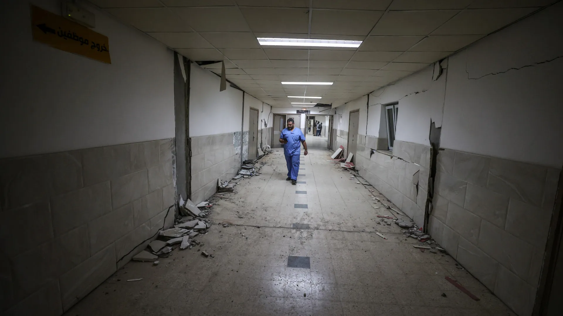 
                    Clínicas de Gaza em silêncio 