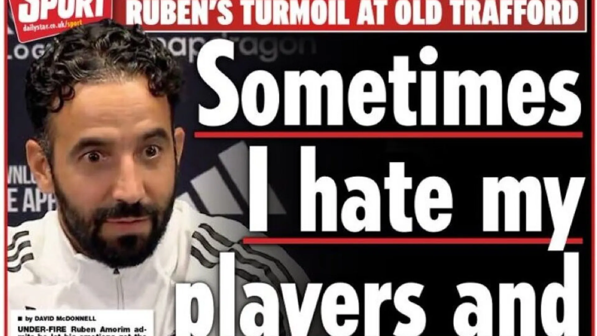 
                    Lá fora: Palavras de Ruben Amorim dão que falar em Inglaterra
                