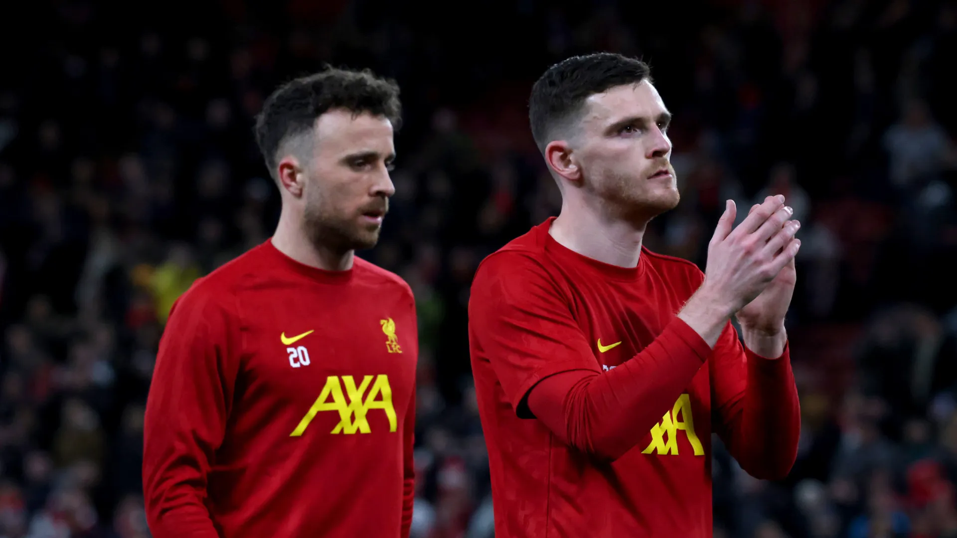 
                    Andy Robertson longe de esquecer morte de Diogo Jota: 