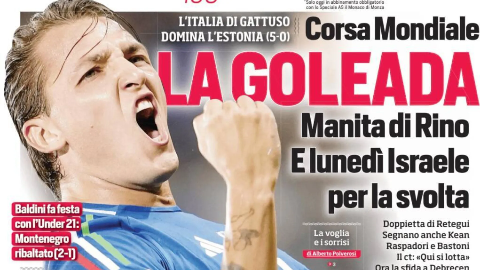 Lá fora: 'Manita' italiana na estreia de Gattuso e Alcaraz bate Djokovic
