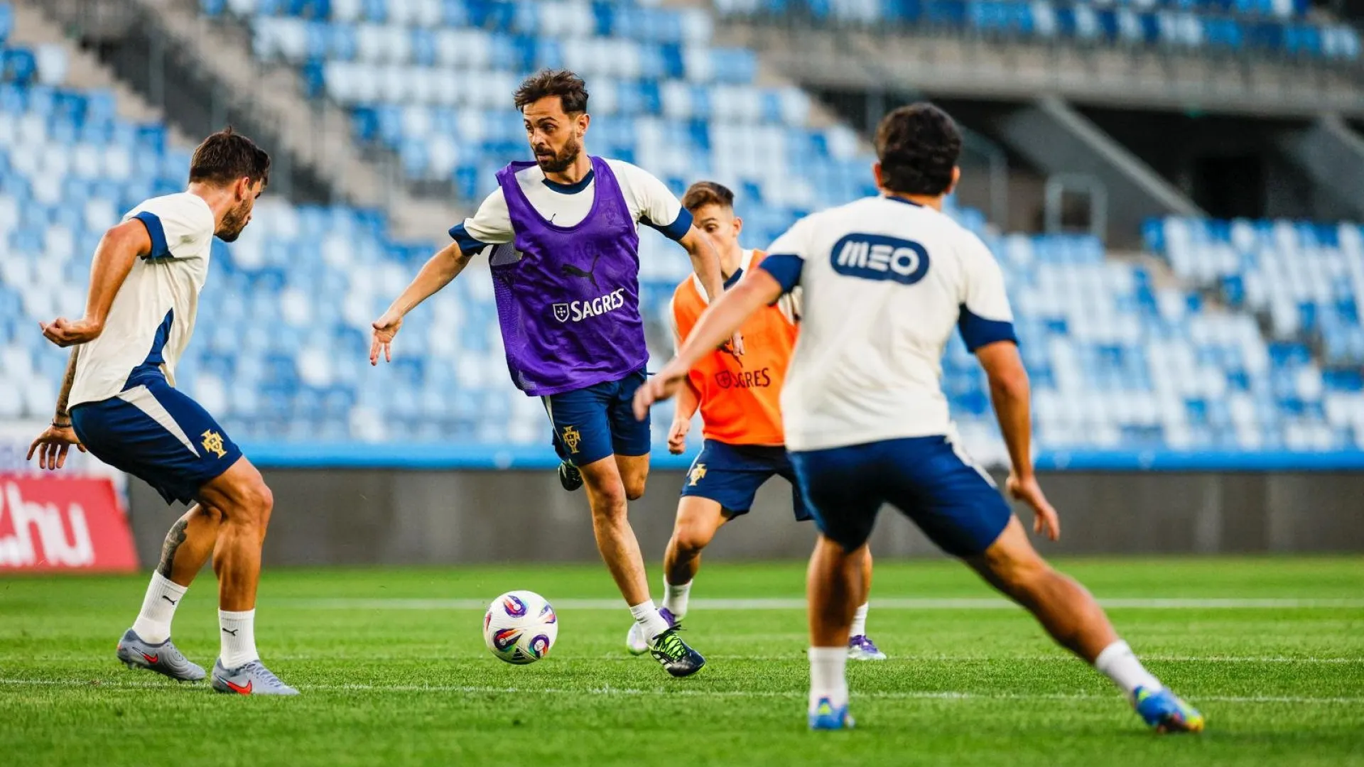
                    Portugal treina em Budapeste com vários jogadores em recuperação
                