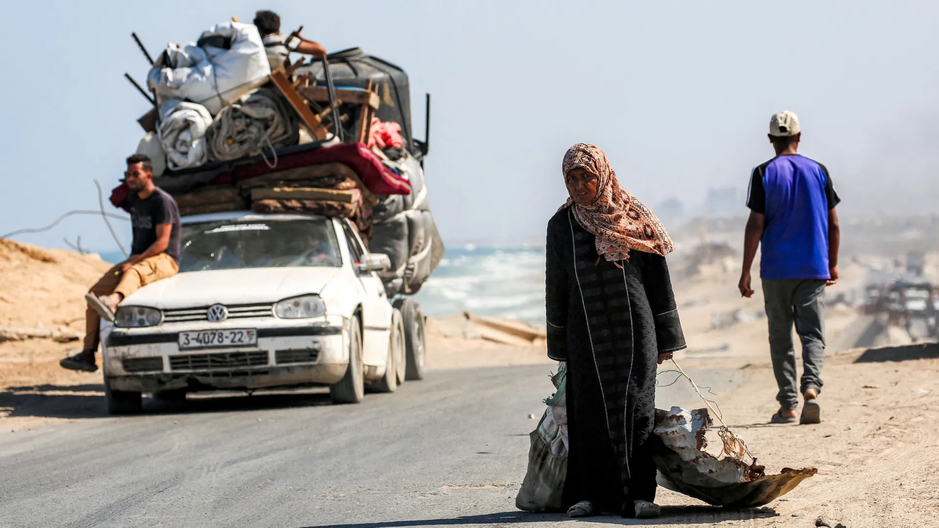 
                    Mais de 1,2 milhões de palestinianos recusam abandonar Cidade de Gaza
                