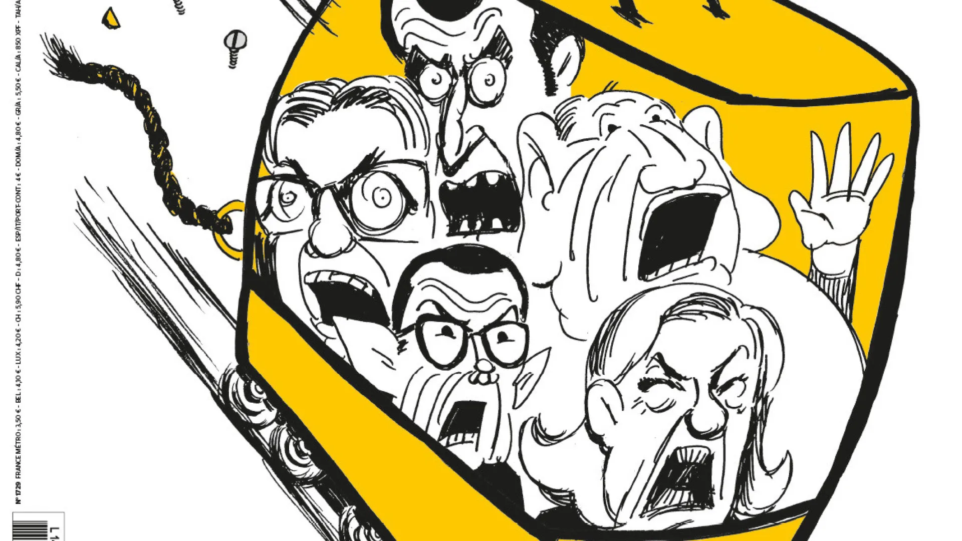 
                    Charlie Hebdo retrata crise política 'à boleia' do Elevador da Glória
                