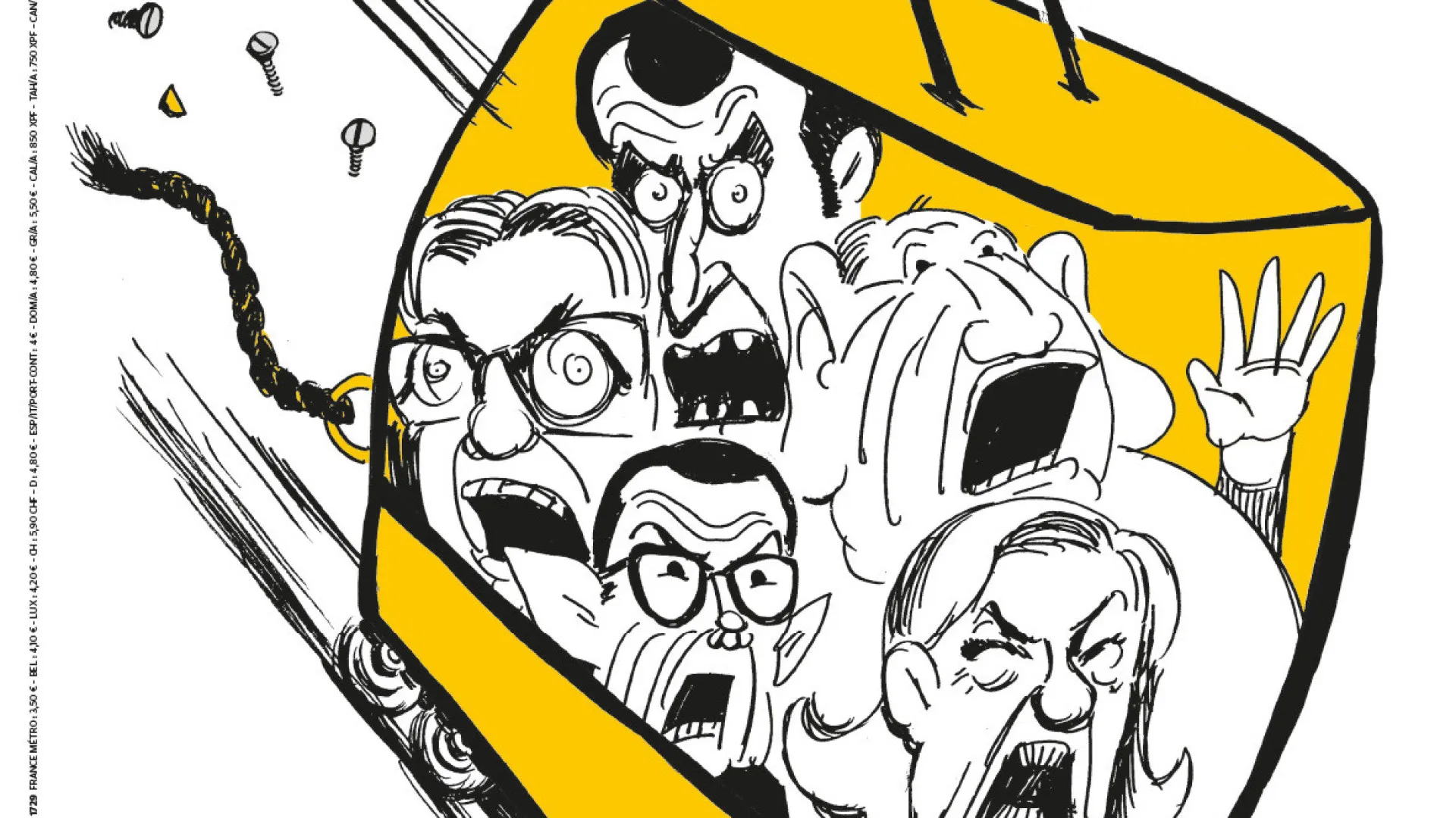 
                    Charlie Hebdo retrata crise política 'à boleia' do Elevador da Glória
                