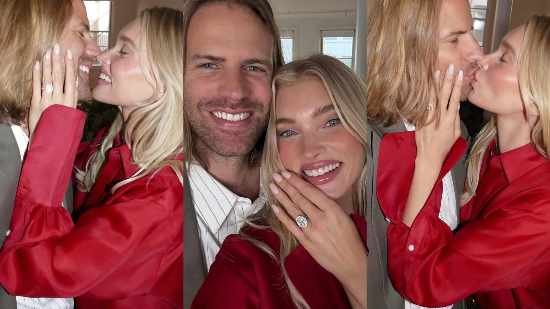
                    Modelo Elsa Hosk pedida em casamento. 