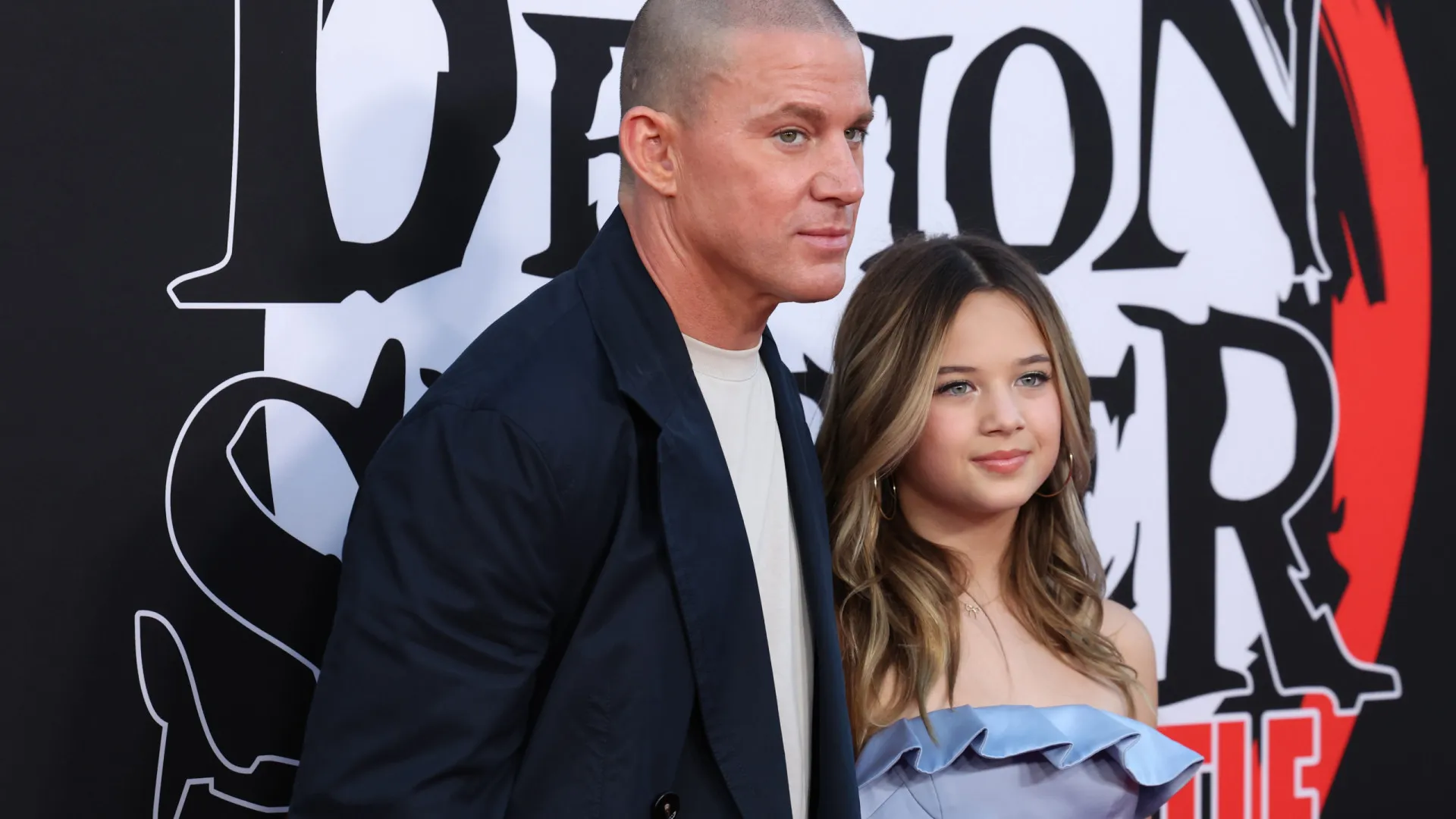 
                    Channing Tatum leva filha a estreia (e impressiona com as parecenças)
                