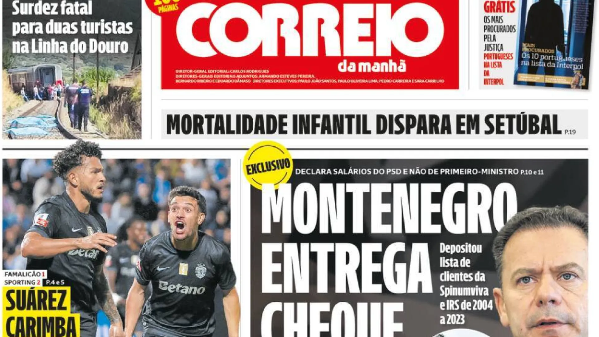 
                    Hoje é notícia: Montenegro entrega cheque da casa; Chega seduz mais novos
                
