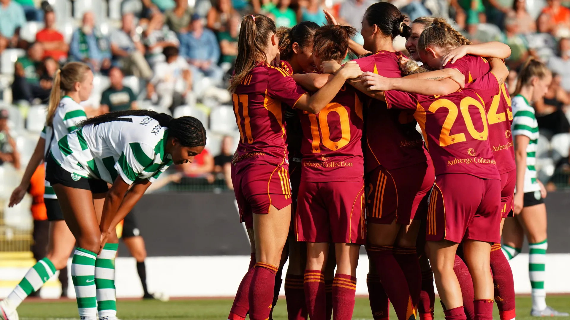 
                    Sporting eliminado pela AS Roma e deixa Benfica só na Champions feminina
                