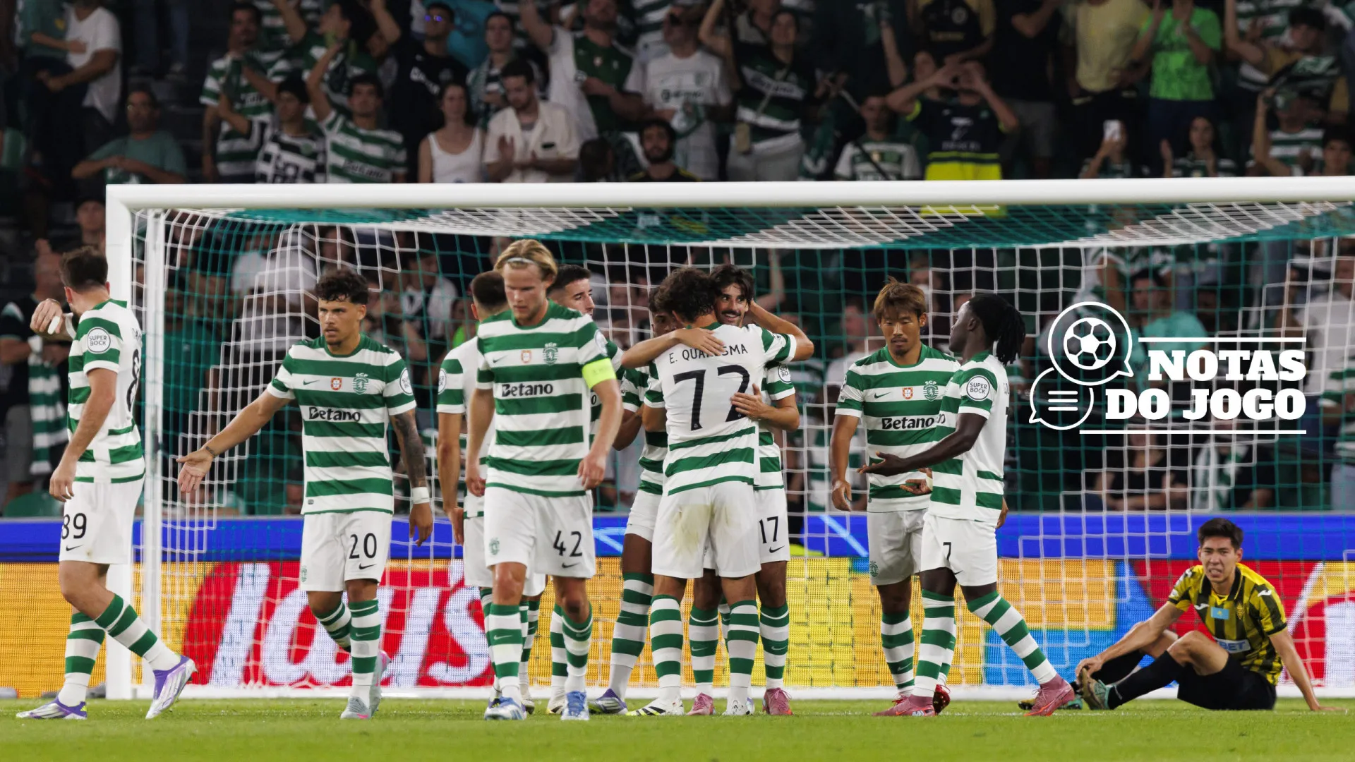 
                    Três minutos diabólicos e muita magia em noite de glória do Sporting
                