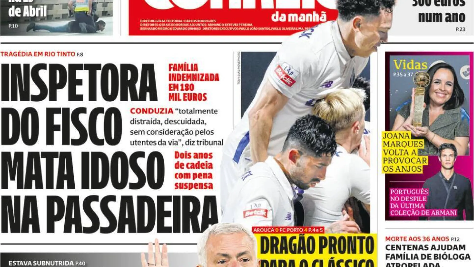Hoje é notícia: Inspetora do Fisco mata idoso; Recorde de independentes