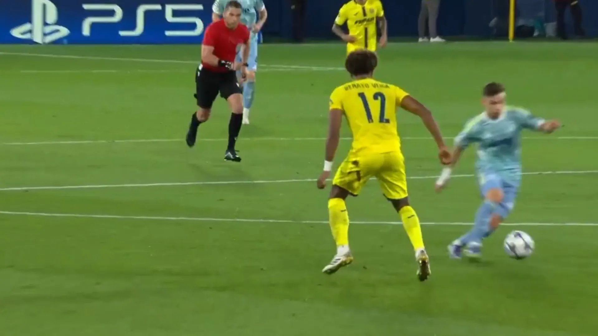 Renato Veiga 'roubou' o sorriso a Conceição no Villarreal-Juventus