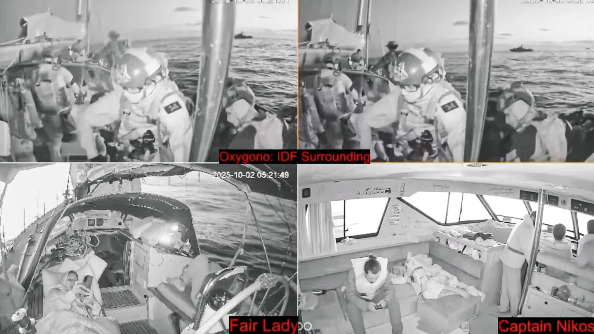 Grupo italiano da flotilha diz que foram intercetados 39 navios