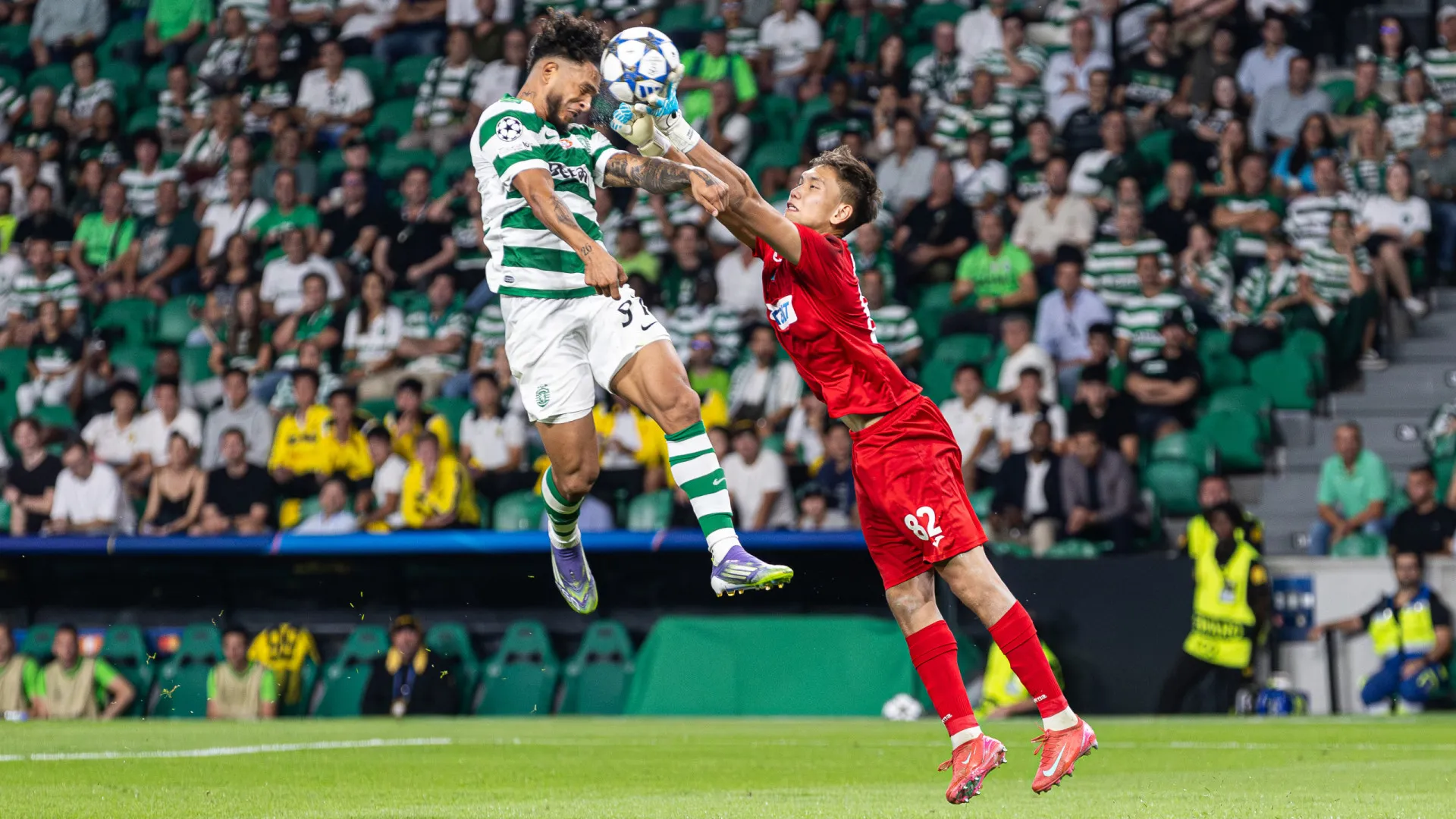 Estreou-se em Alvalade e entrou para grupo restrito na Liga dos Campeões