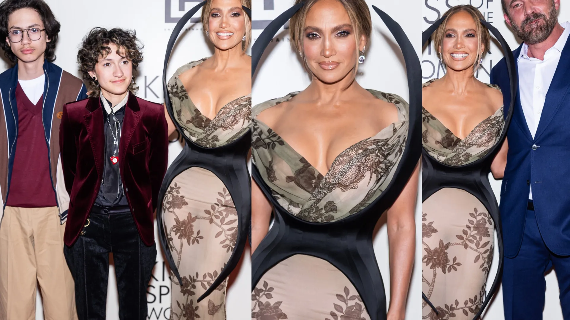 Jennifer Lopez em dia especial com look único, apoio dos filhos e de Ben