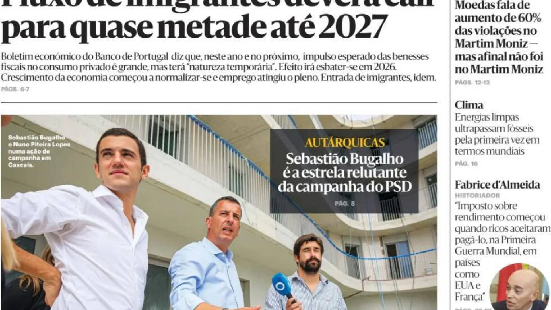 Hoje é notícia: Fluxo de imigrantes deverá cair; Escolas perderão alunos