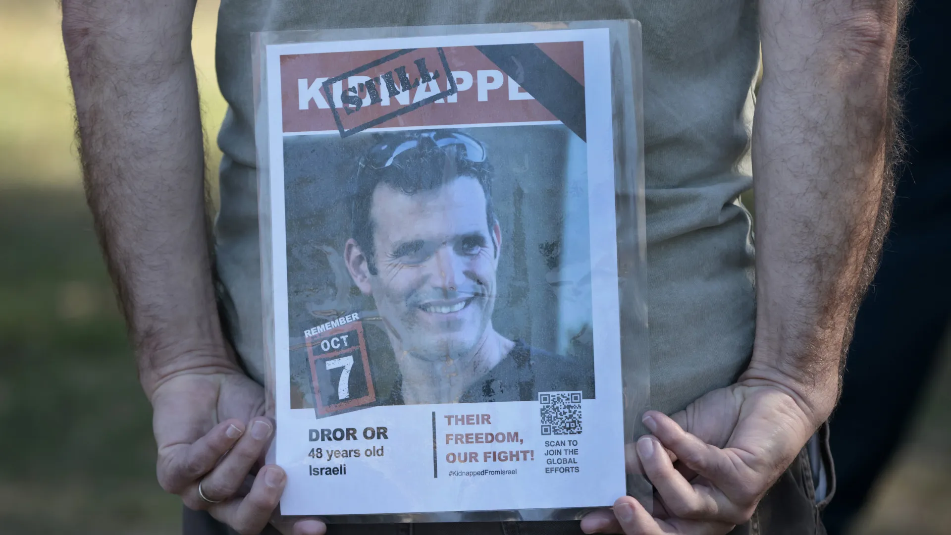 
                    Israel confirma que restos mortais entregues por Hamas são de Dror Or
                