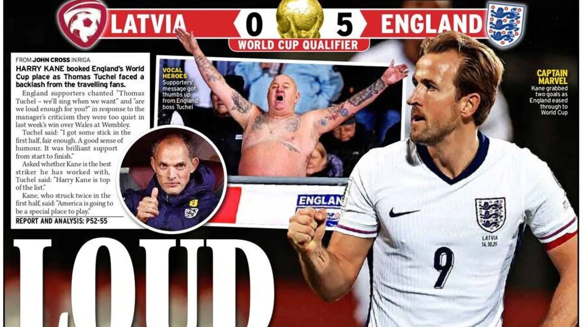 Lá fora: Inglaterra está no Mundial, Itália luta e Espanha aproxima-se