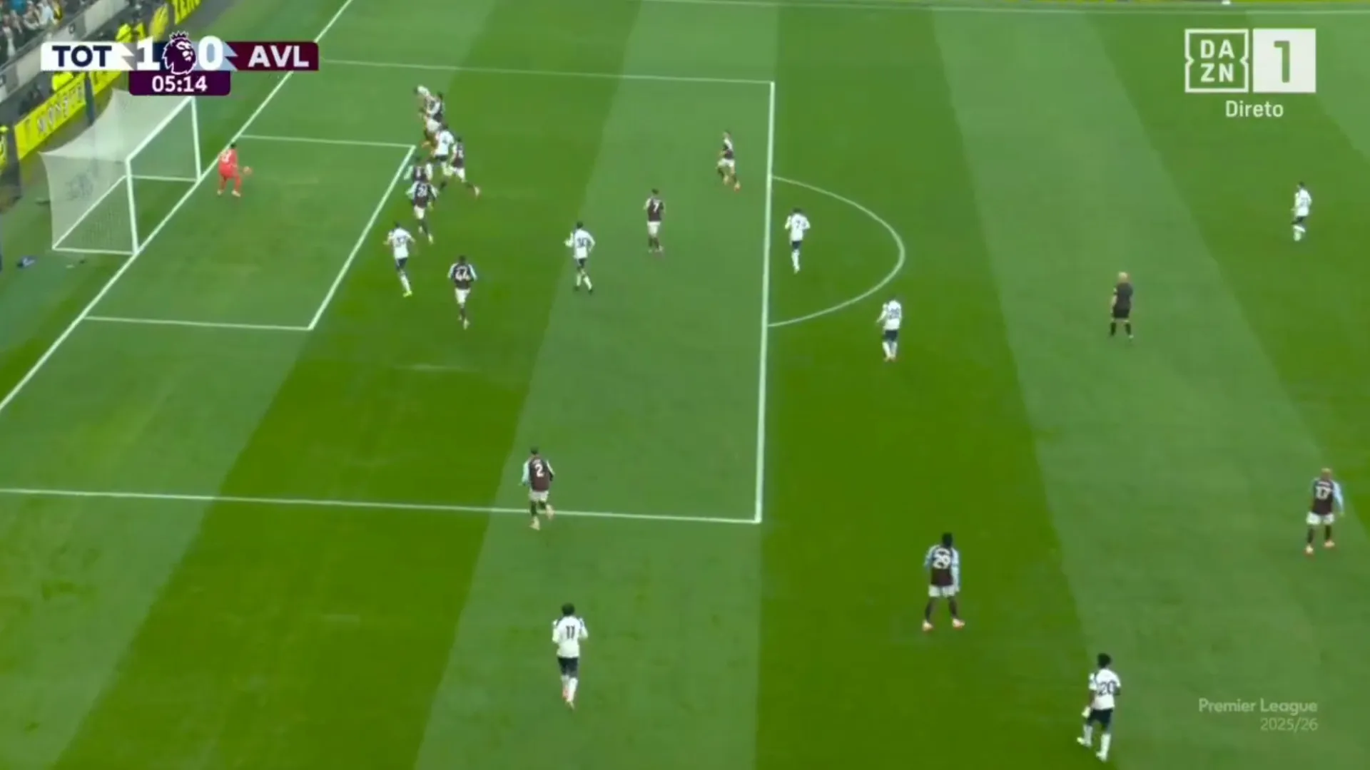 
                    Subida de João Palhinha ao '1.º andar' desbloqueia Tottenham-Aston Villa
                