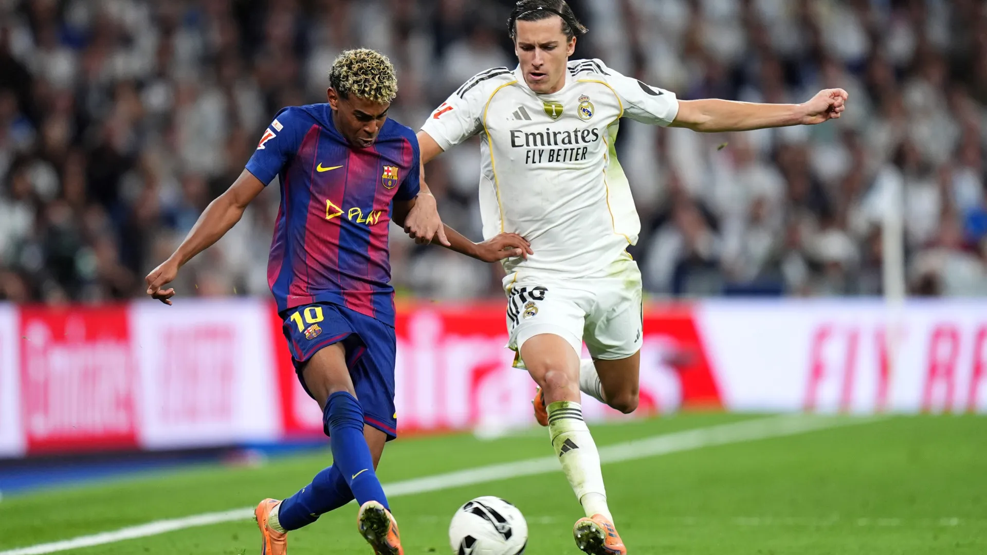 
                    Líder Real Madrid 'vinga-se' do Barcelona e de... Lamine Yamal
                