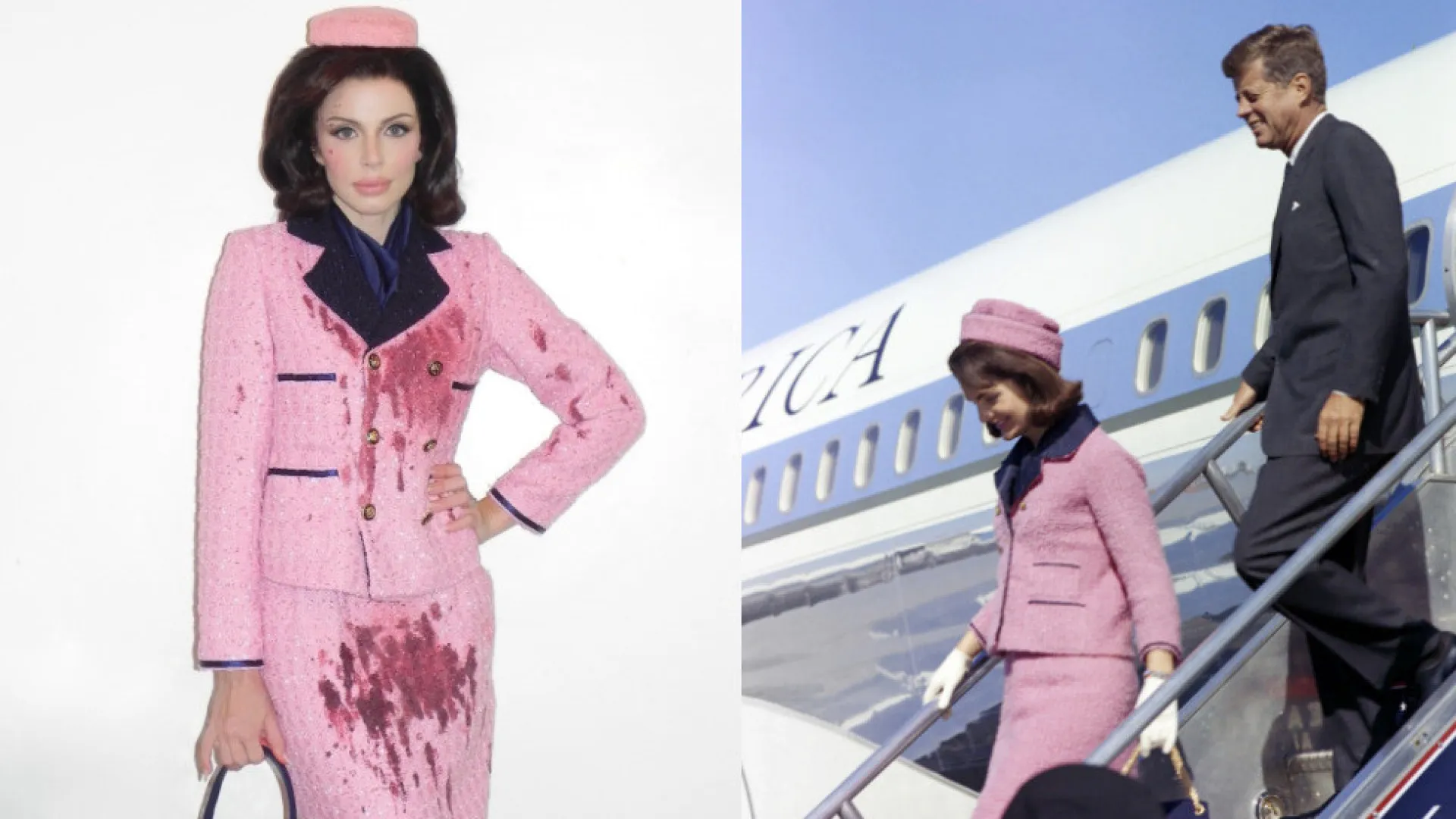 Halloween. Julia Fox causa polémica ao imitar Jackie Kennedy com sangue