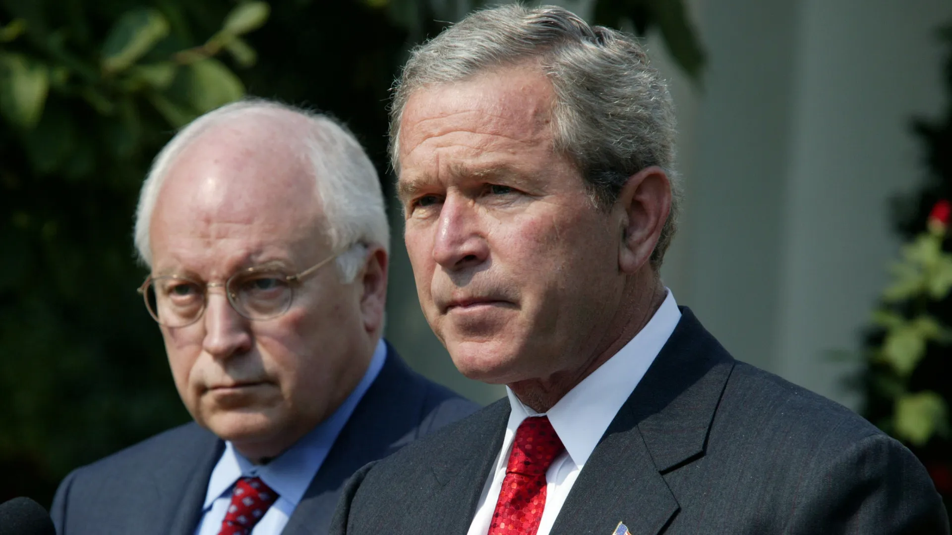 
                    George W. Bush elogia integridade do seu ex-vice-presidente Dick Cheney
                